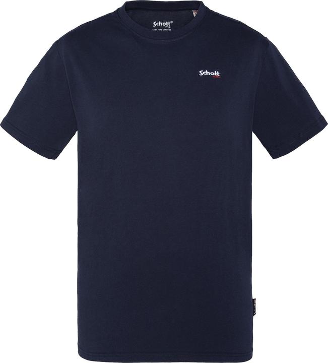 Schott T-Shirt TSLOGOCASUAL Kurzarmshirt mit Front-Print