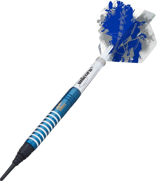 Produktbild Unicorn Silver Star Blue Gary Anderson Soft Darts 1 Satz (17 g)