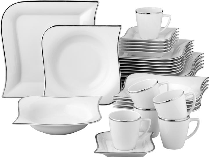 Bormioli Rocco Kombiservice Silverline (30 Stück)