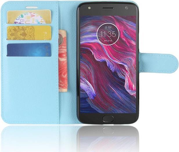Image du produit MU Classic Housse en cuir classique avec texture litchite (Motorola Moto X4)