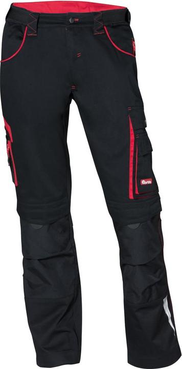 Productafbeelding Magni FORTIS heren broeken/werkbroeken 24 zwart/rood maat 28 (28)