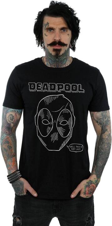 Immagine prodotto Deadpool This Is Just Lazy Maglietta Uomo (L)