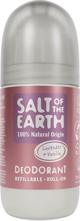 Actual product image Salt Of The Earth Lavender&Vanilla roll-on deodorant (Roll-on, 75 ml)