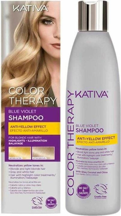 Image du produit Kativa BLUE VIOLET shampooing à effet anti-yellow 250 ml (250 ml, Shampoing liquide)