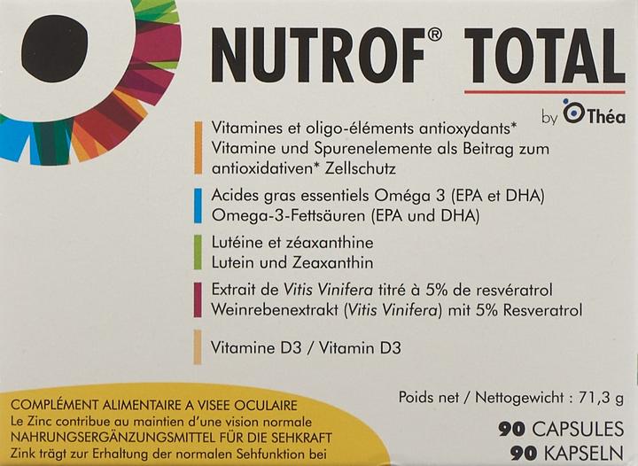 Actual product image Théa Nutrof Total (90 Piece, Capsules, 111 g)