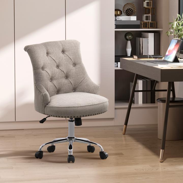 Produktbild Homcom Polsterstuhl mit Chesterfield-Lehne