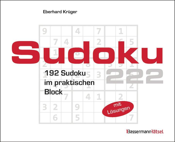 Actual product image Krüger:Sudokublock 222