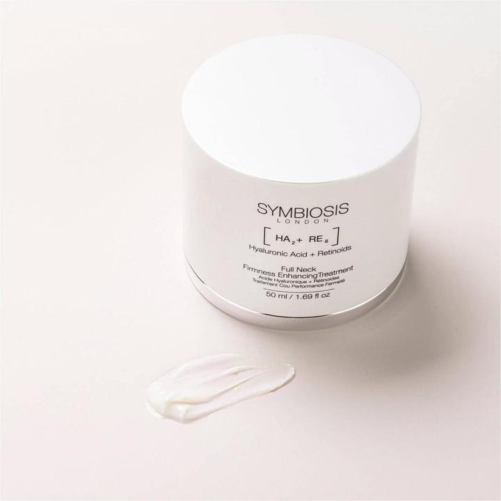 Produktbild Symbiosis Hyaluronsäure + Retinoide) Performance Straffende Halscreme (50 ml, 24h Creme)