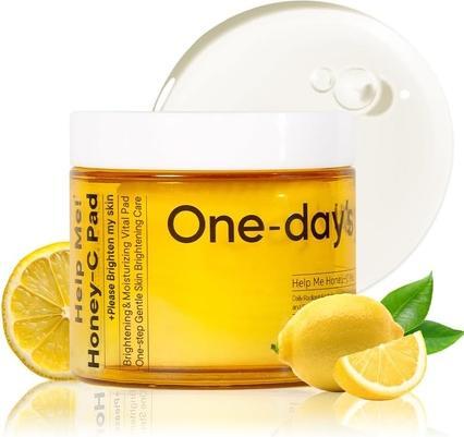 One-Day's You One-Days You Help Me Honey Glow-C Pad Face Toner Pads Korean Skin Care