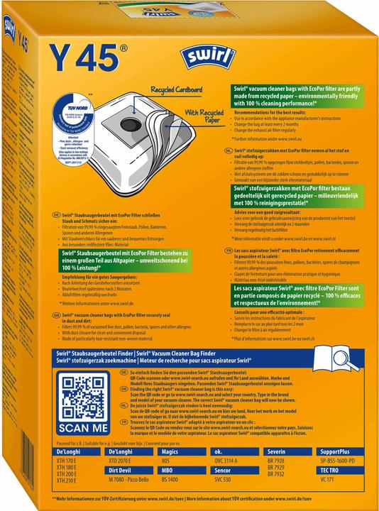 Actual product image Swirl Y 45 (4 x)