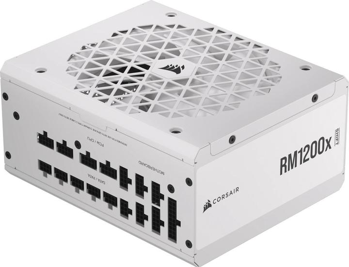 Produktbild Corsair RMx Shift White Series, RM1200x Shift White, 1200 Watt, 80 PLUS GOLD Certified, Fully Modular Power (1200 W)