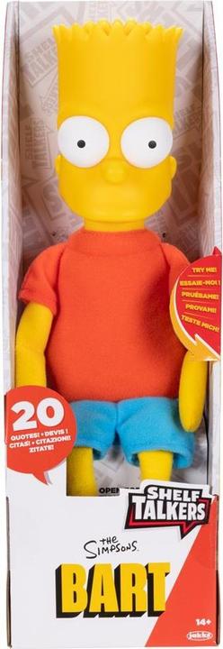 Produktbild Jakks Pacific Simpsons Plüschfigur sprechend Bart 33 cm *Englische Version* (33 cm)
