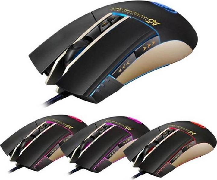 Produktbild JTI Apedra A5 Hochpräzise optische LED-Gaming-Maus - 3200 DPI (Kabelgebunden)