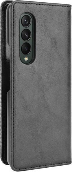 Produktbild MU Classic Retro Leder Bookcover Hülle (Samsung Galaxy Z Fold3)