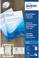 Produktbild Avery Dennison Quick&Clean C2318 - Weiss - 82,6 x 127 mm - 260 g/m² - 100 Karte(n) (25 Bogen x 4) Visitenkart (260 g/m², 4 x, A4)
