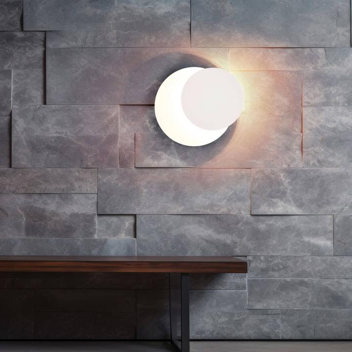 Produktbild Trio Mio LED Wandleuchte 6W ⌀18cm Weiss Matt warmweiss indirekte Beleuchtung