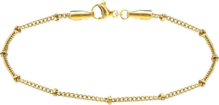 Star Piercing Armkette vergoldet Basic Ringe (18 cm, Chirurgenstahl 316L, ohne Messing)