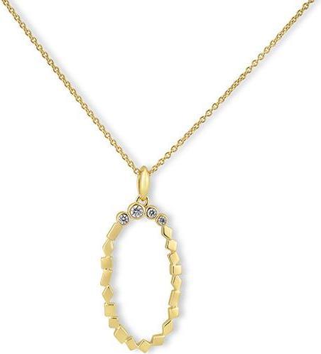 Breuning COLLIER - BRILL. 0,138 Ct. H/si (585, - Gold)