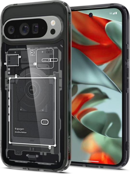 Actual product image Spigen Ultra Hybrid Zero One TPU Back Cover Transparent Google Pixel 9 Pro XL (Google Pixel 9 Pro XL)