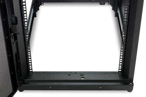 Actual product image APC NetShelter SX 48U 600mm Wide x 1070mm Deep Enclosure Without Sides Without Doors Black (48 RU, 19 inch rack)