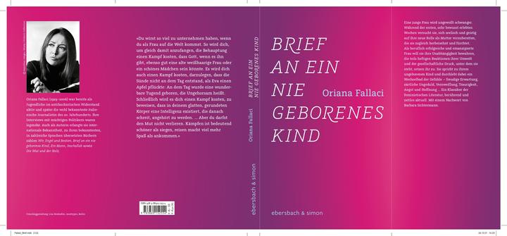 Immagine prodotto Brief an ein nie geborenes Kind (Tedesco, Oriana Fallaci, Heinz Riedt, Barbara Sichtermann, 2022)