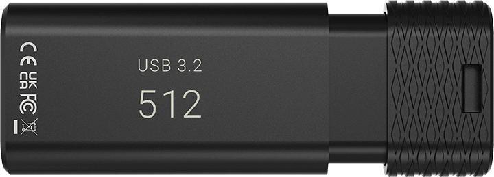 Actual product image PNY Pro Elite V3 Type-C USB 3.2 512GB Flash Drive (512 GB, USB-C)