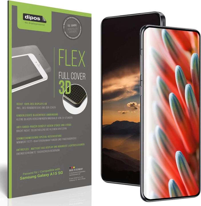 Actual product image Dipos Full Cover Screen Protector Matte (1 Piece, Samsung Galaxy A15 5G)