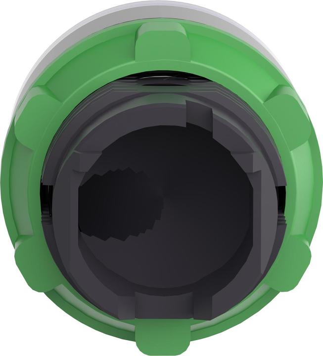Actual product image Schneider Electric Illuminated pushbutton, front, grooved, ZB5AW363SC0