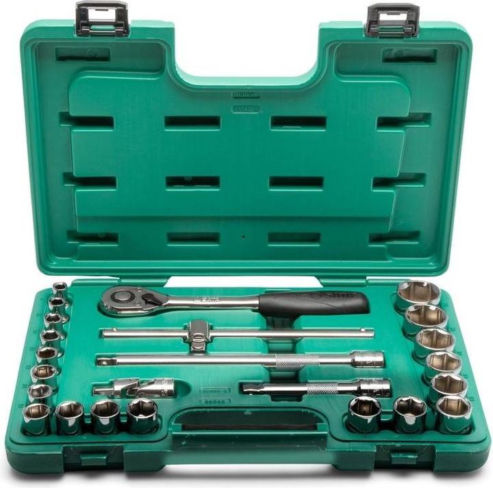 Actual product image SATA Socket set 6kt 1/2" 24 pcs. (1/2")