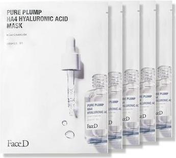 Actual product image FaceD Face D Pure Plump Mask AH4 Hyaluronic Acid
