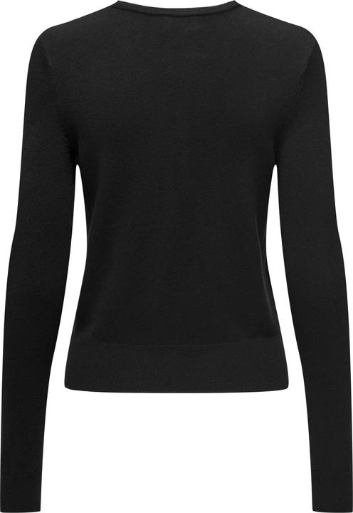 Produktbild Only Normal geschnitten Rundhals Gerippte Ärmelbündchen Pullover Strickpullover (L)