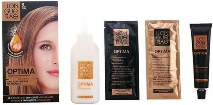 Immagine prodotto Llongueras Colore per capelli OPTIMA #8-Biondo chiaro (8)