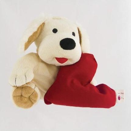 Actual product image Inatura Cherry Belly Cuddly Dog Cherry Stone Cushion - Washable - The Only Original