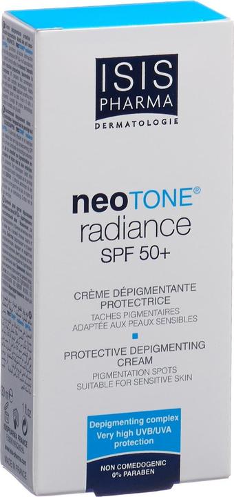 Actual product image Isispharma Neotone Radiance (Suntan cream, SPF 50+, 30 ml)