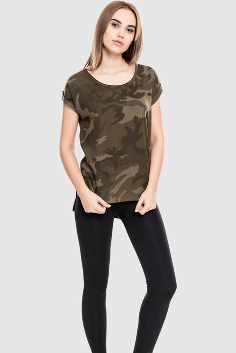 Produktbild Urban Classics Ladies Camo Back Shaped Tee (S)