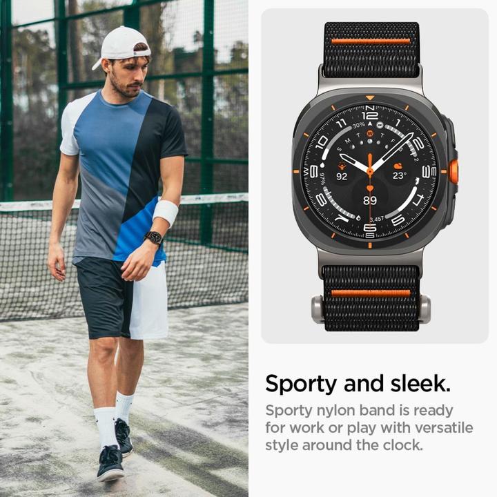 Image du produit Spigen DuraPro Flex Sam Galaxy Watch Ultra 47mm czarny/black AMP08773 (Tissu)