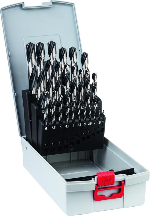 Produktbild Bosch Professional Zubehör HSS-Spiralbohrer-Set PointTeQ, 25-tlg., ProBox, 1–13 mm (11.5 mm, 12 mm, 12.5 mm, 13 mm, 8.5 mm, 9 mm, 9.5 mm, 10 mm, 10.5 mm, 11 mm, 5.5 mm, 6 mm, 6.5 mm, 7 mm, 7.5 mm, 8 mm, 2.5 mm, 3 mm, 3.5 mm, 4 mm, 4.5 mm, 5 mm, 1 mm, 1.5 mm, 2 mm)