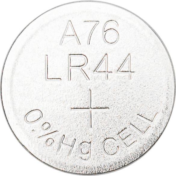 Q-Connect Alkaline Knopfzellen (10 Stk., LR44, 145 mAh)