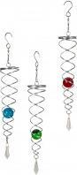 Actual product image IKO Metal spiral with glass ball "Optical illusion"