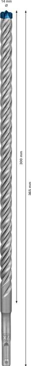 Produktbild Bosch Professional Zubehör EXPERT SDS plus-7X Hammerbohrer, 14 x 300 x 365 mm (14.0 mm)
