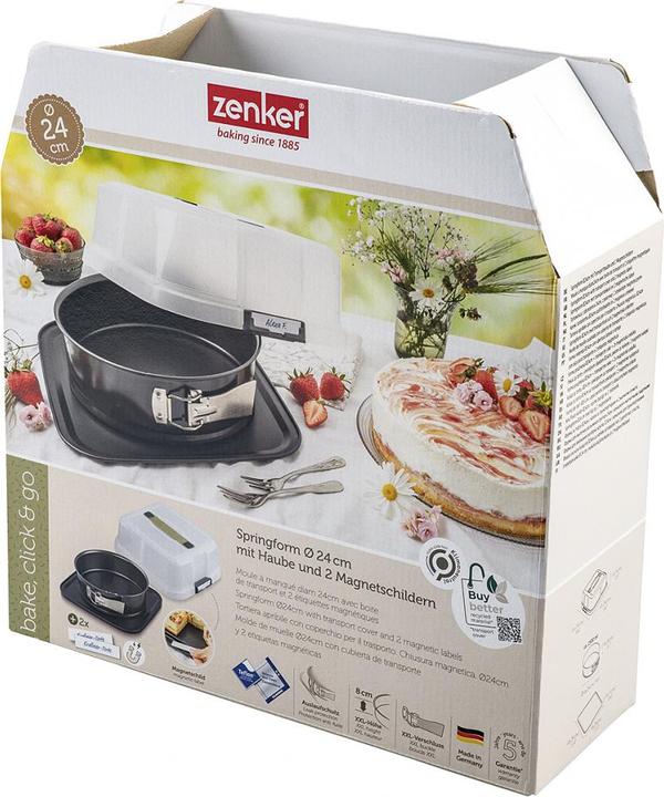 Actual product image Zenker Springform pan Ø24cm Bake,Click&Go (24 cm)