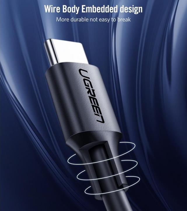 Produktbild Ugreen USB-C Power Delivery QC 3.0 20V 3A 60W (1 m, USB 2.0)