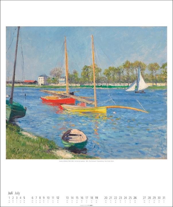 Produktbild Impressionismus Kalender 2026 (46 x 55 cm, Englisch, Deutsch)