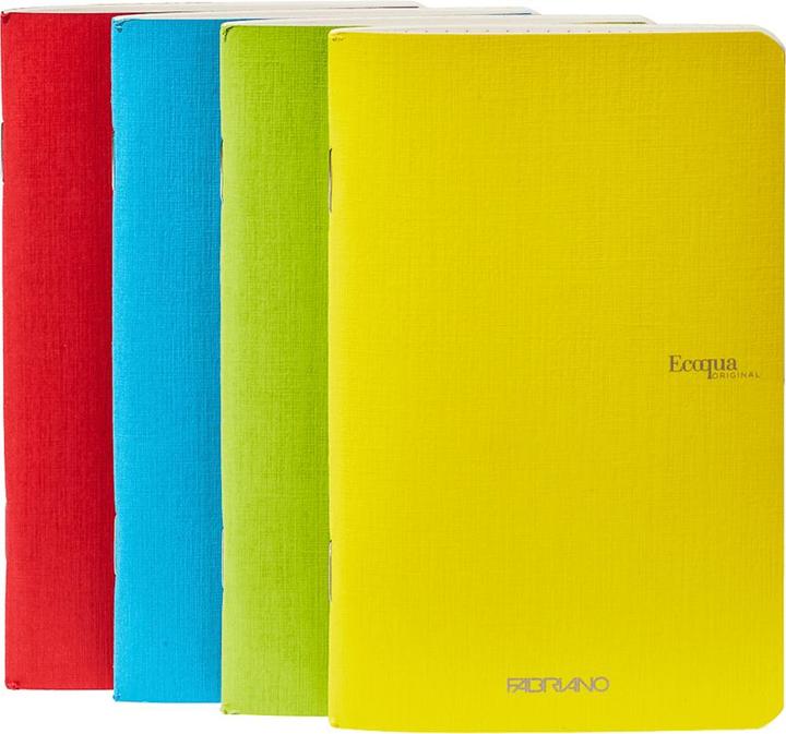 Actual product image Fabriano Notebook EcoQua spiral bound squared Nero (A4, Checked, Soft cover)