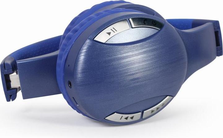 Produktbild Gembird Bluetooth stereo headset blue (5 h, Kabelgebunden)