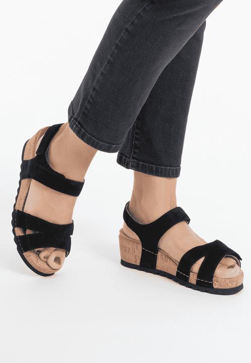 Actual product image Vitaform Sandaletten Damen Weite H Veloursleder (40)