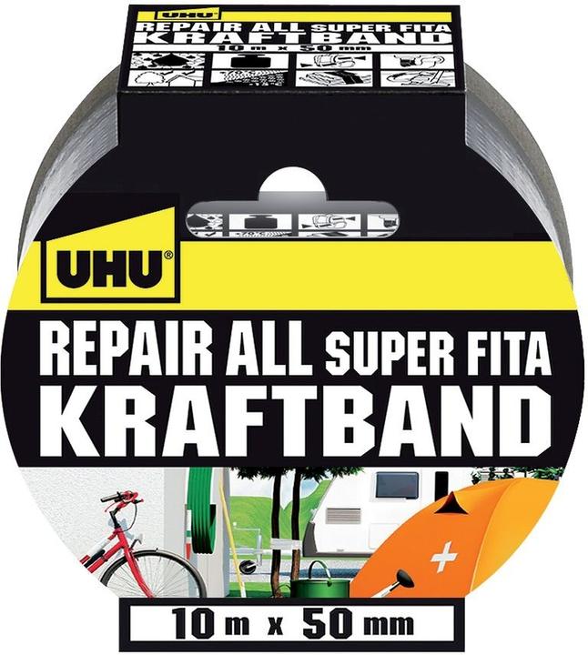 Produktbild UHU Gewebeklebeband Repair Silber (50 mm)