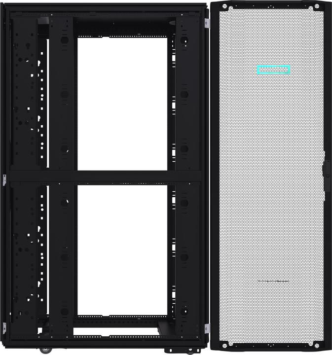 Image du produit HPE G2 Advanced Pallet Rack 22U Kitted (avec panneaux latéraux et baies) (22 HE, Rack 19 pouces)