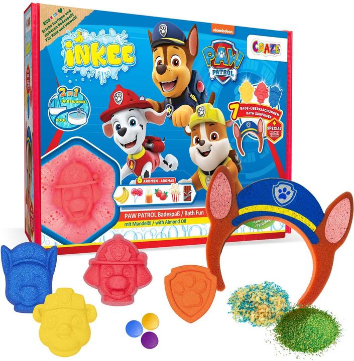 Produktbild Craze Inkee Überraschungsbox Paw Patrol (Badekugeln)