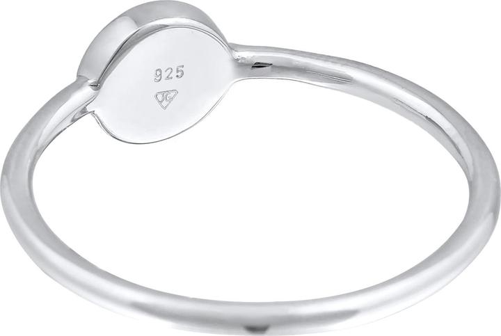 Image du produit Elli Bague Solitaire Empilage Émail 925 Argent (58, Argent 925)